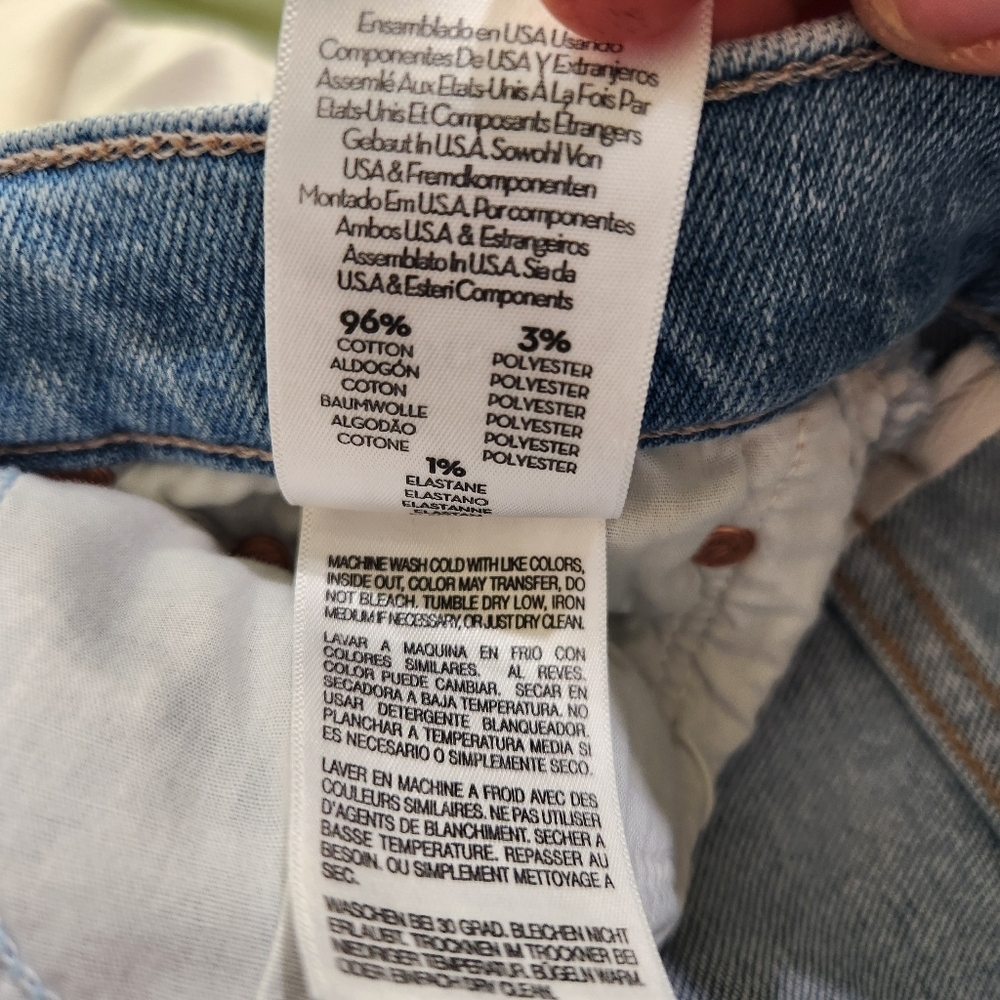 MOTHER Denim Ditcher Roller, Zip Sneak, Can You Dig It wash, wide leg jeans W 25 - Picture 8 of 8